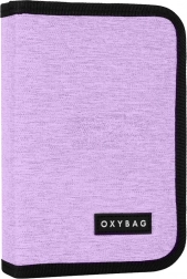 Egyszintes Unicolor lila tolltartó két füllel