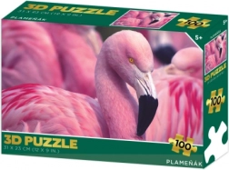 3D puzzle flamingó 100 darab