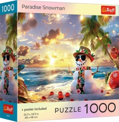 Trefl puzzle Hóember a paradicsomban 1000 darabbal