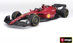 Bburago 1:18 Ferrari F1-75 Scuderia F1 Carlos Sainz versenyzővel