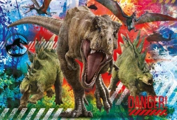 Puzzle 60 darabos Maxi Super Kolor Jurassic World