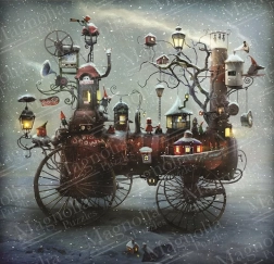 Nagy hófutam puzzle 1023 darabbal