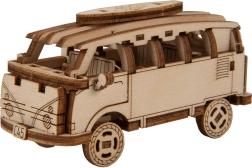 Fa 3D puzzle WOODEN CITY Superfast retro minibusz