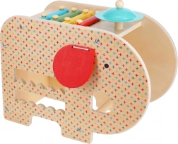 Fa zenei elefánt 5 az 1-ben Petit Collage