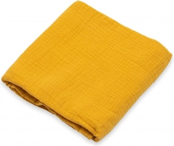 New Baby muszlin takaró mustárszínű