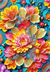 Élvezze a puzzle Elegáns vízi vonalak 1000 darab