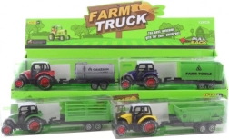 Fém traktor visszahúzós meghajtással műanyag billenőplatóval