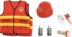 VIGA Gyermek tűzoltó készlet jelmezzel és kiegészítőkkel
