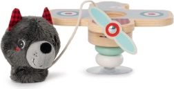 Lilliputiens hintázó repülőgép pilótával, Ludvig farkassal