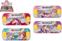 Vizes zsebjáték unikornissal