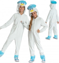 Gyerek jelmez POKEMON Quaxly kapucnis kigurumi 127–136 cm (7–8 év)
