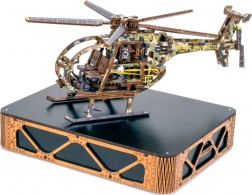 WOODEN CITY 3D puzzle Helikopter Limitált kiadás 178 darab