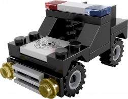 BLOXO rendőrautó kompatibilis építőkészlet 31 db