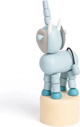 Bigjigs Toys Fa nyomós állatfigura Safari Elefánt