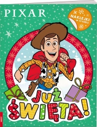 Interaktív karácsonyi könyv DISNEY Pixar – szórakoztató feladatok és matricák