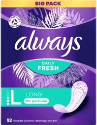 Always Daily Fresh Long tisztasági betétek 52 db
