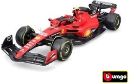 Bburago 1:18 Scuderia Ferrari SF-23 Forma–1 (2023) Carlos Sainz pilótafigurával