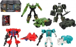 Átalakuló robot 14 cm – autóvá, teherautóvá vagy rakétává változik