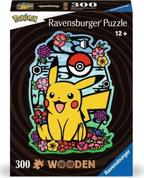Fa kontúros puzzle POKÉMON Pikachu, 300 darab