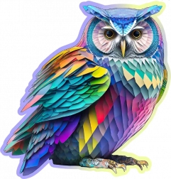 Modern fa puzzle, bagoly, 150 darab