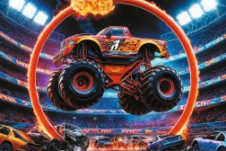 Puzzle Monster Truck 60 darabos