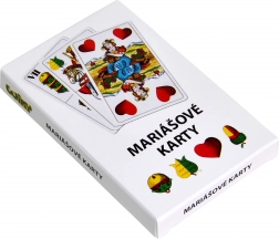 Karta Mariás papírdobozban