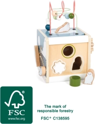 small foot motorikus kocka arctic FSC fából