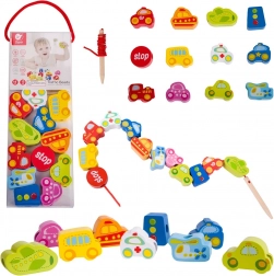 Classic World fűzhető gyöngyök – közlekedés, 13 db