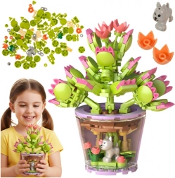 Kreatív 3D virág építőkészlet, 172 darab