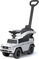 Baby Mix MERCEDES-BENZ G-Class fehér futóbicikli vezetőrúddal