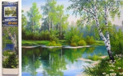 Gyémántfestés Tavaszi táj 30x40 cm
