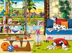 Ravensburger Palm Springs-i házi kedvencek, 500 darab