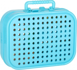 Kreatív mozaikás készlet bőröndben akkus csavarozóval – építőkészlet gyerekeknek – Járművek