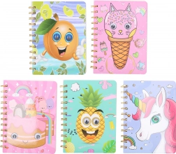 Vonalas notesz szemekkel 13x18 cm