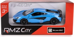 RMZ City McLaren 600LT 1:32 fém autómodell, kék