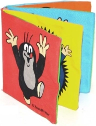 Textil susogó kihajtható könyvecske KISVAKOND 10 × 10 cm