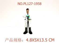 Vegyész figura 13,5 cm - 1 db