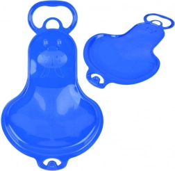 Műanyag gyerek szánkó hóra fogantyúval