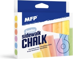 Járdai kerek kréták 6 db – színkeverék