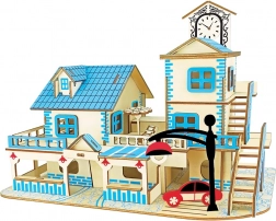 Fa 3D puzzle Tengerparti úti cél