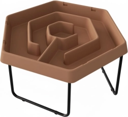 Masterkidz hatszögletű víz- és homokasztal labirintussal, állítható magassággal