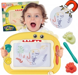 Znikopis mágneses tábla dinoszauruszokkal