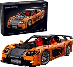 CaDA RC építőkészlet sportautó MAZDA RX-7, 56 cm, 3305 darab