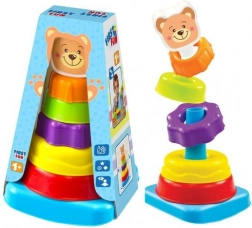 Építőkészlet piramis Mackó a legkisebb gyermekeknek