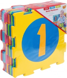 Színes habszőnyeg számokkal