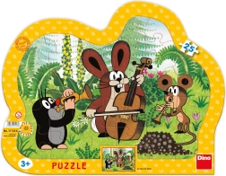 Dino puzzle Kisvakond zenész