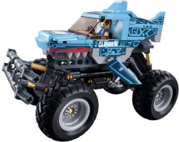 Sluban Power Bricks Felhúzós Off-road Kék Cápa