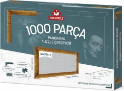 Puzzle keret 96x34cm arany