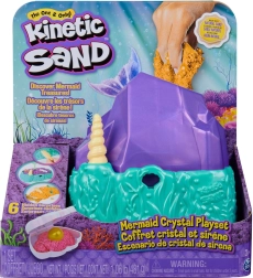 Kinetic Sand tengeri sellő – csillogó készlet kristálydobozzal, 480 g