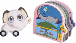 Interaktív készlet elefánt – játék és könyv alkalmazással